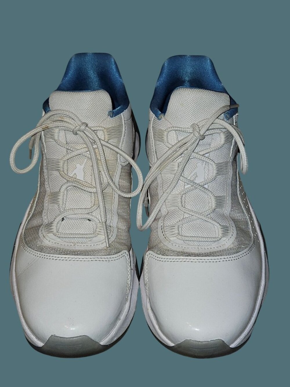 Air Jordan 11 CMFT Low Legend Blue Leather & Mesh Sneakers Size Men 8.5
